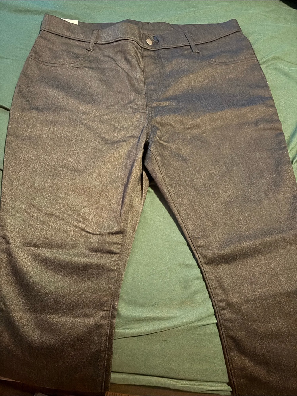 Women's Gray Stretch Slim Pants